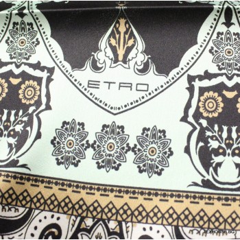 Креп коприна Etro зелена