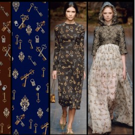 Коприна  Dolce & Gabbana - ключове