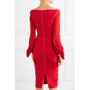 Жоржет Max Mara доматено червен