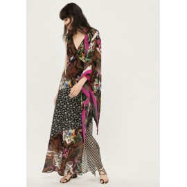Жоржет Etro копринен с перуника