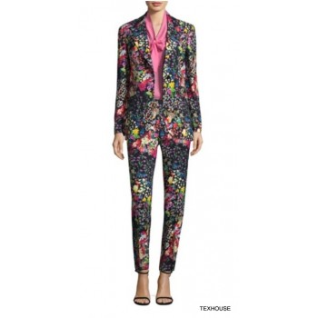 Креп коприна Etro шарени цветя
