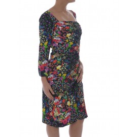 Креп коприна Etro шарени цветя