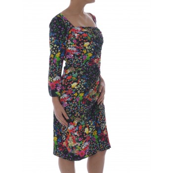 Креп коприна Etro шарени цветя