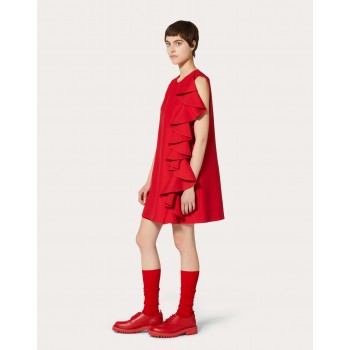 Двулицева фина вълна Valentino червена