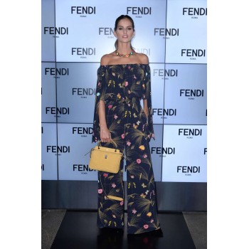 Плътна коприна Fendi цветя