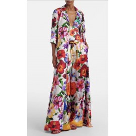 Коприна Dolce&Gabbana цветя