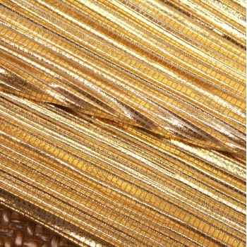 Златно плисе Saint Laurent