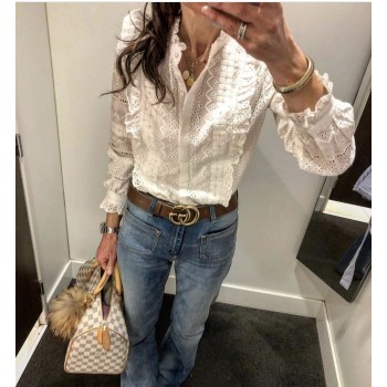 Памук Max Mara рязана бродерия