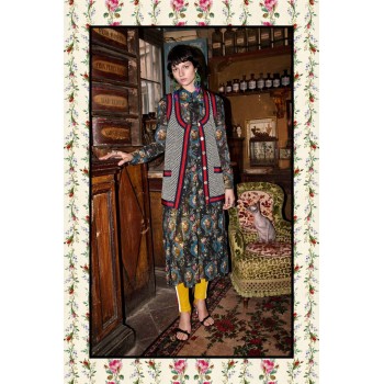 Коприна Gucci лъвове