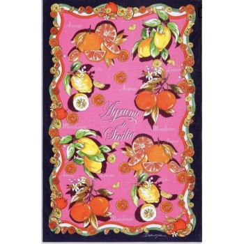 Коприна Dolce&Gabbana лимони